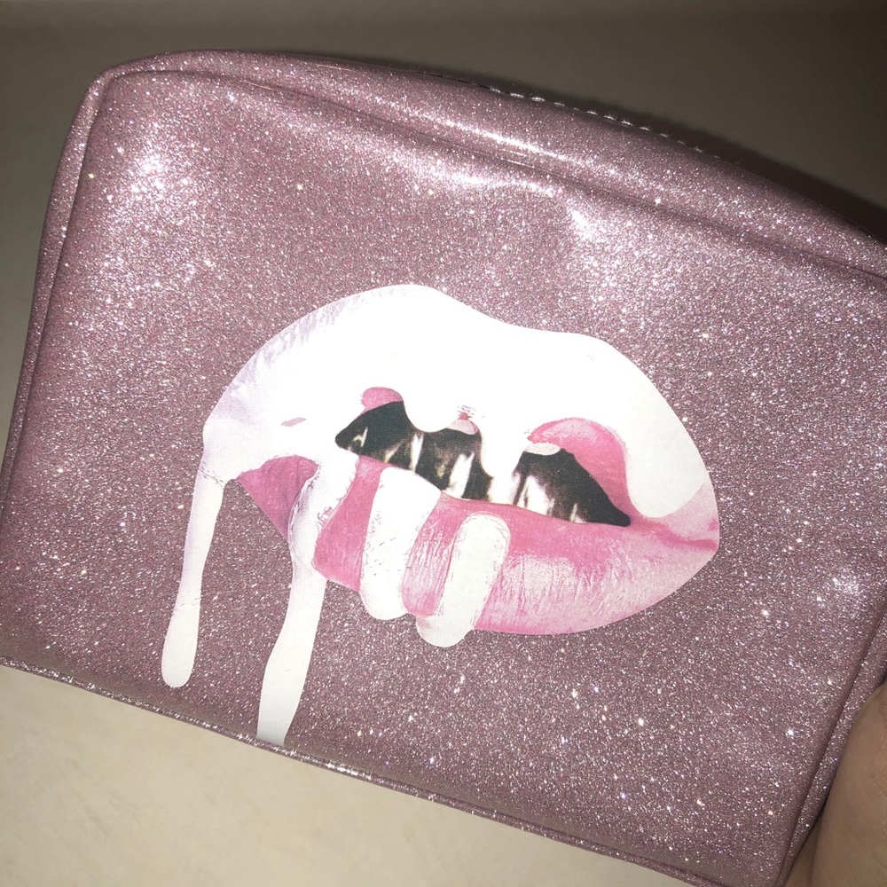 Kylie cosmetics birthday collection cosmetic bag